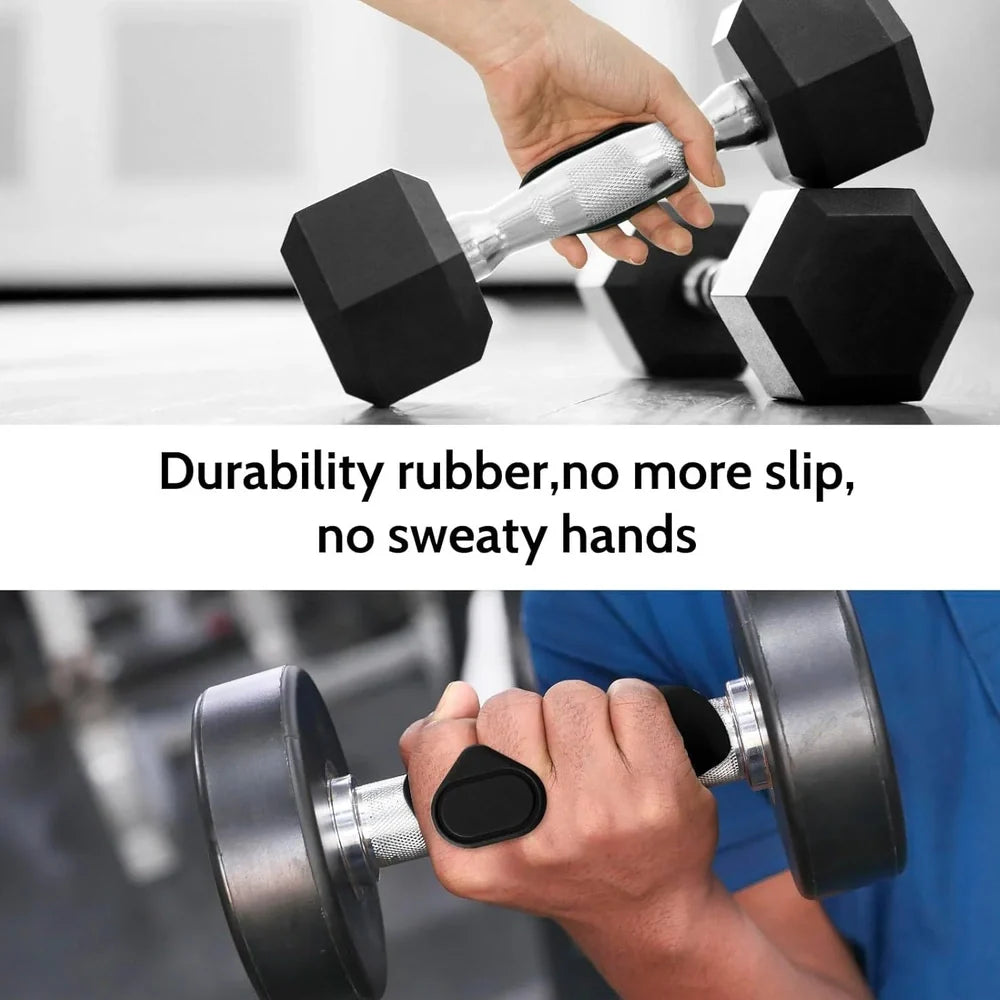 Anti-slip grip strengthener finger trainer for dumbbell exercises with breathable fabric