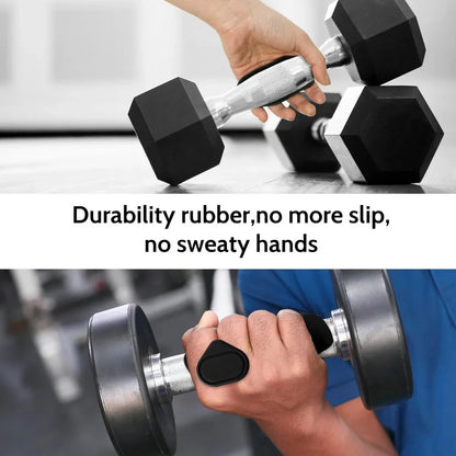 Anti-slip grip strengthener finger trainer for dumbbell exercises with breathable fabric