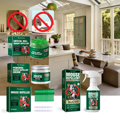 60ml natural rat repellent spray bottle with clove and peppermint oils for outdoor and car use