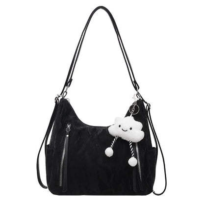 Women's soft PU fabric backpack with cool back styling in multiple colour options