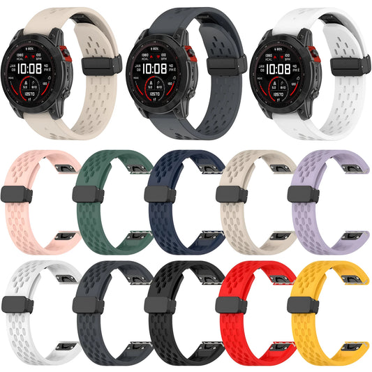 Fenix8 quick release watch strap in multiple colours with porous design and included tools