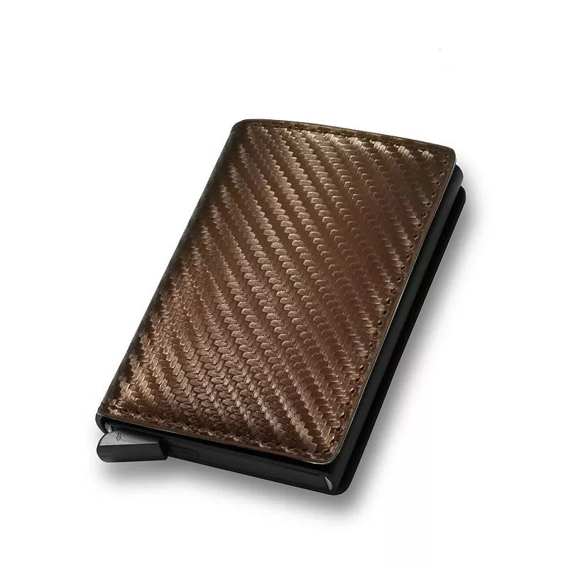 Slim PU leather credit card holder in various colors