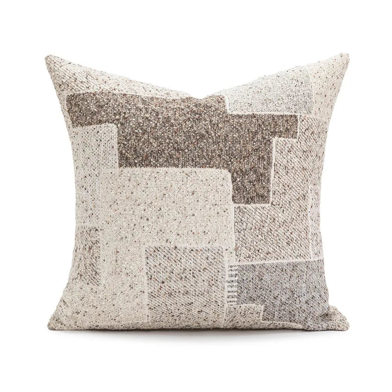 Pillow cushion in solid colour with coreless design for sofas and bay windows