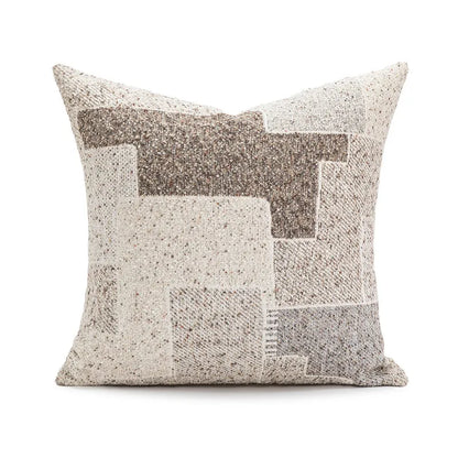 Pillow cushion in solid colour with coreless design for sofas and bay windows