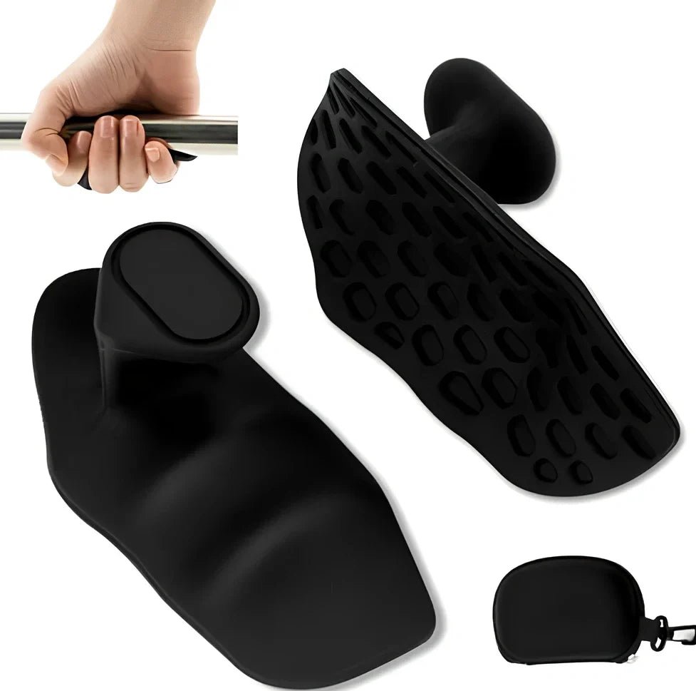 Anti-slip grip strengthener finger trainer for dumbbell exercises with breathable fabric