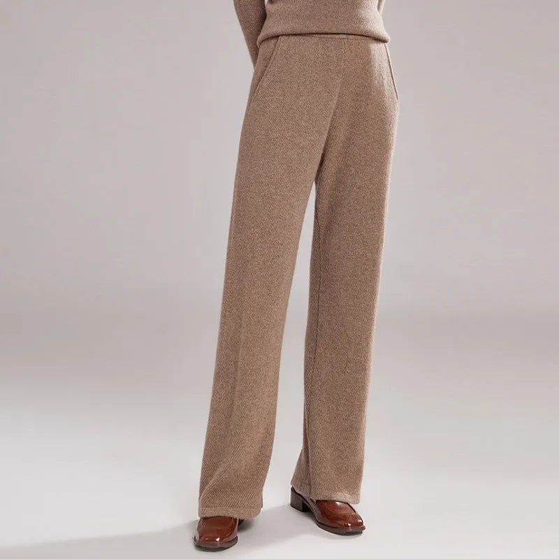 Women's casual cashmere leggings in free size with high elasticity for commuting