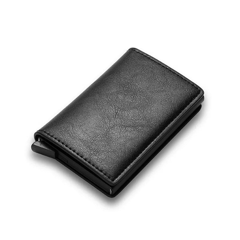 Slim PU leather credit card holder in various colors