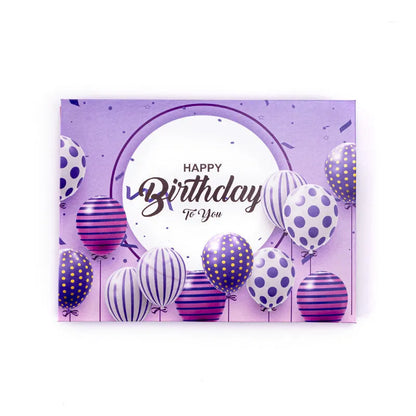 Light Music Blowing 3D pop-up cake greeting card in Chinese ink style, showing hand-folded paper construction.