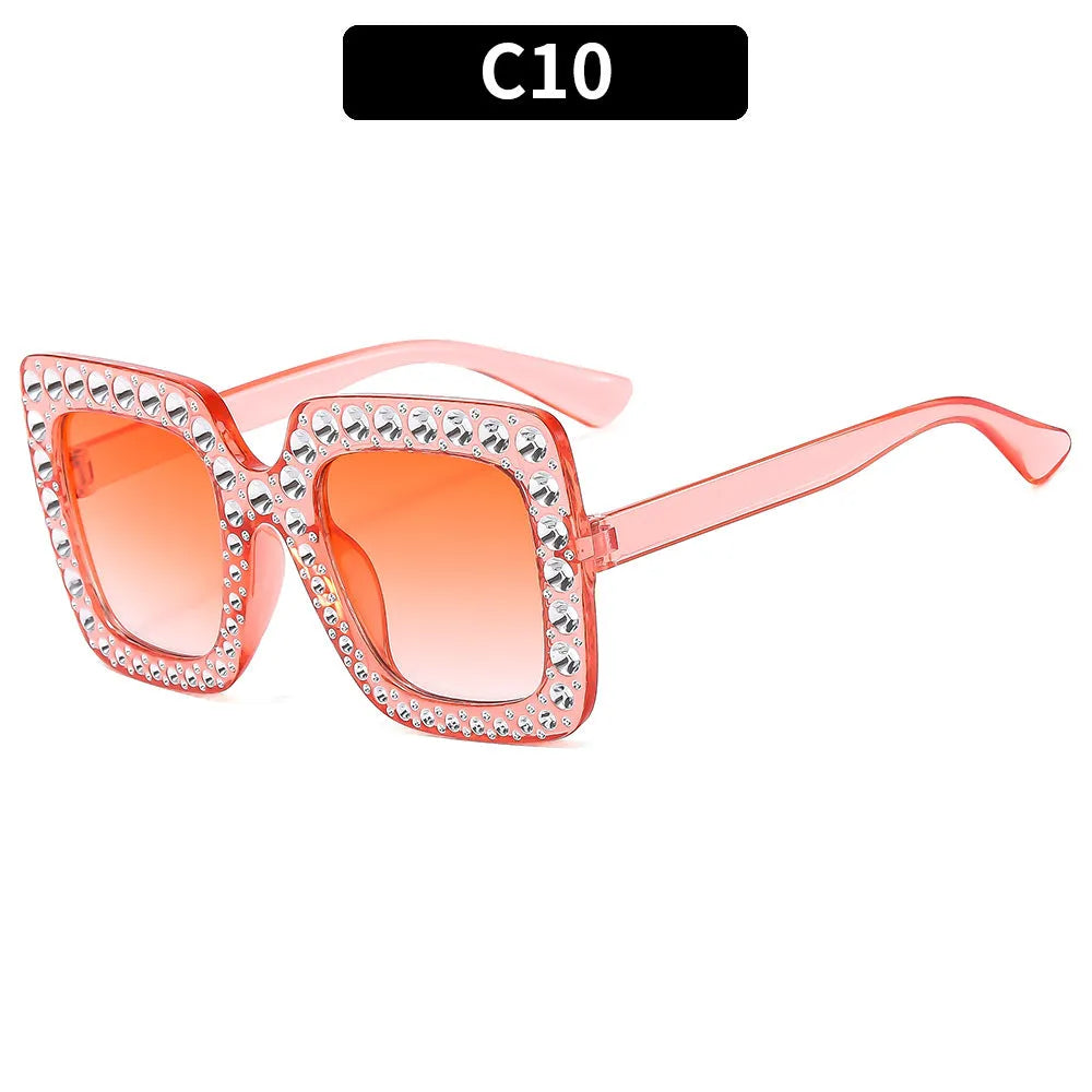 Plastic sunglasses in various colour combinations for sun protection during travel and cycling