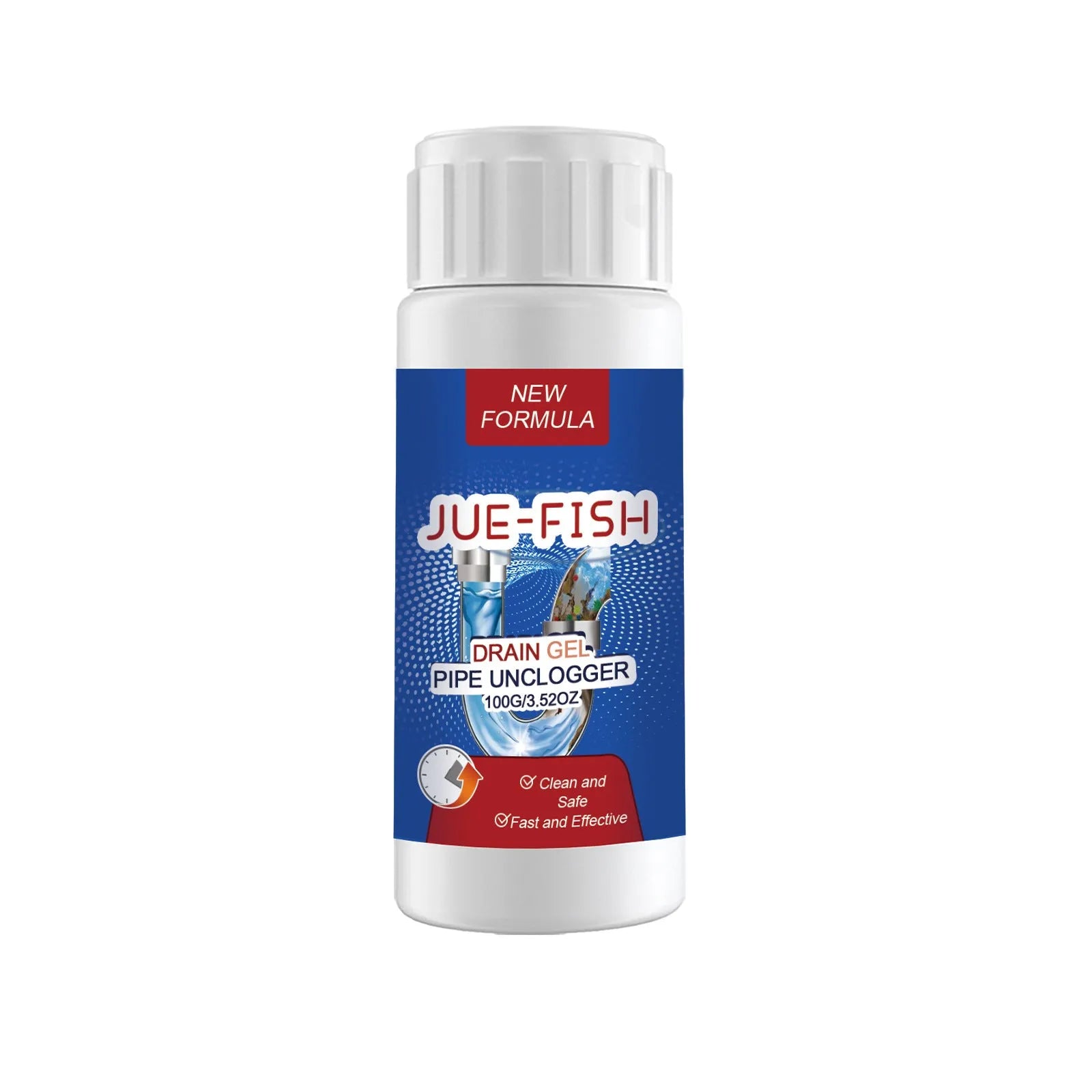 100g pipe dredge agent bottle for sewer and toilet drain cleaning