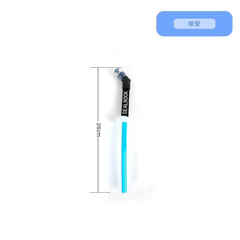 Plastic portable straw for mountain climbing and biking hydration with suction tube