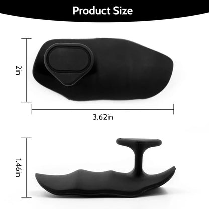 Anti-slip grip strengthener finger trainer for dumbbell exercises with breathable fabric