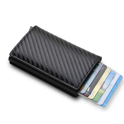 Slim PU leather credit card holder in various colors