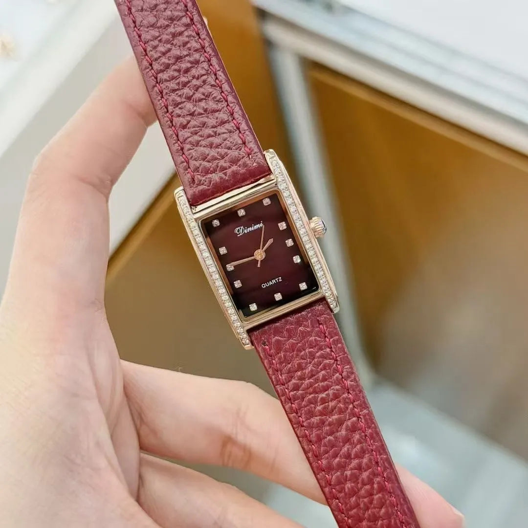 Alloy Ankela Red women's watch showing 8mm thickness and Chinese style design with various colour options