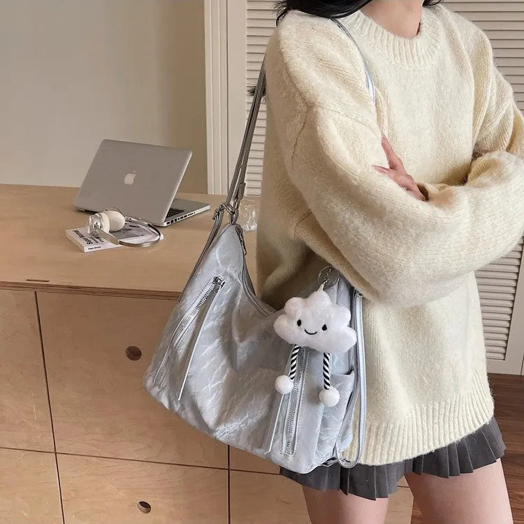 Women's soft PU fabric backpack with cool back styling in multiple colour options