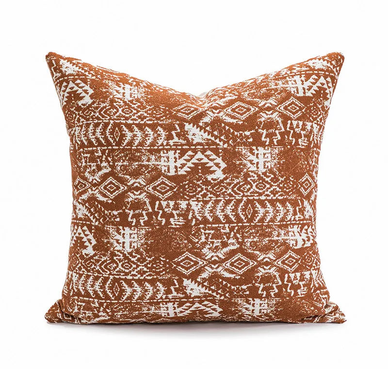 Pillow cushion in solid colour with coreless design for sofas and bay windows