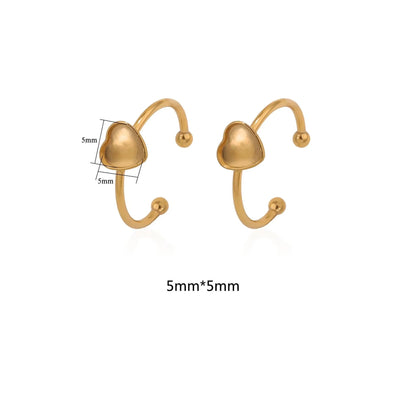 Stainless steel DIY ring setting with electroplated gold finish and totem pattern decoration