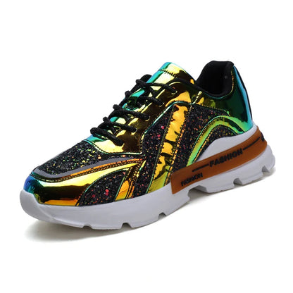 Stylish Korean-inspired casual shoes with thick soles and a height-boosting design, available in a variety of trendy color options.