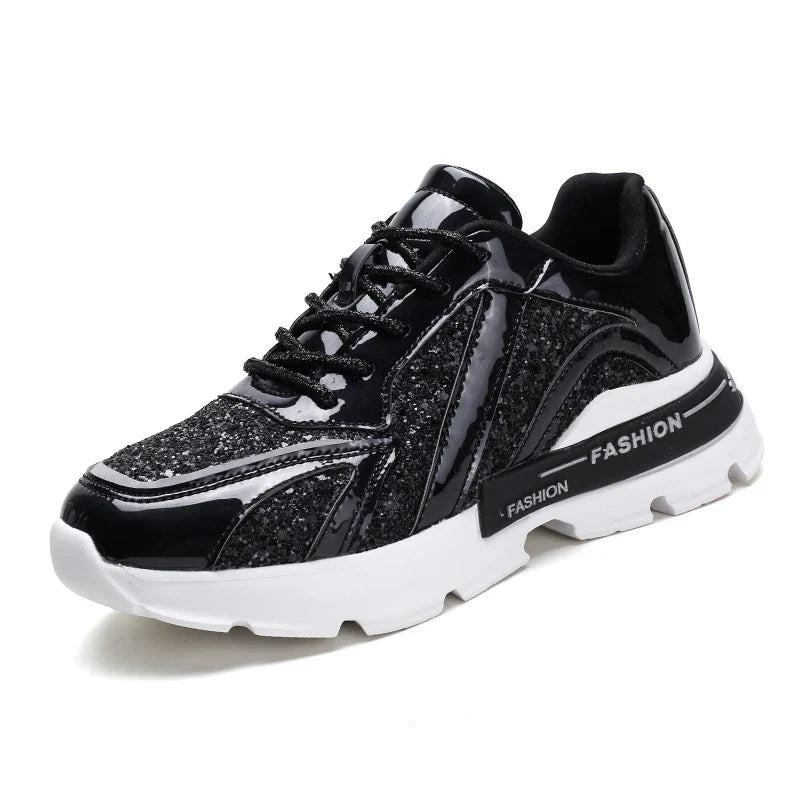 Stylish Korean-inspired casual shoes with thick soles and a height-boosting design, available in a variety of trendy color options.