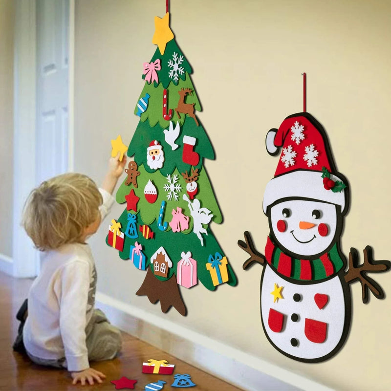 Hhomeenjoy  DIY Felt Christmas Tree Set