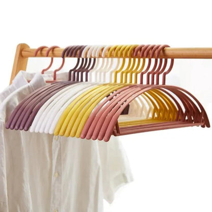 Premium, non-slip clothes hangers in a variety of colors, designed to keep your wardrobe organized and looking its best.