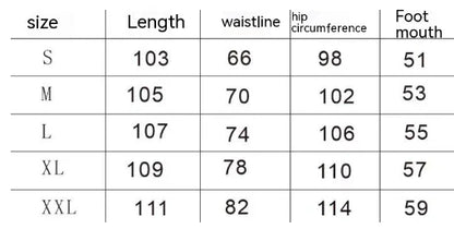 A pair of premium American-style distressed jeans with a straight-leg design and heavy-duty denim construction