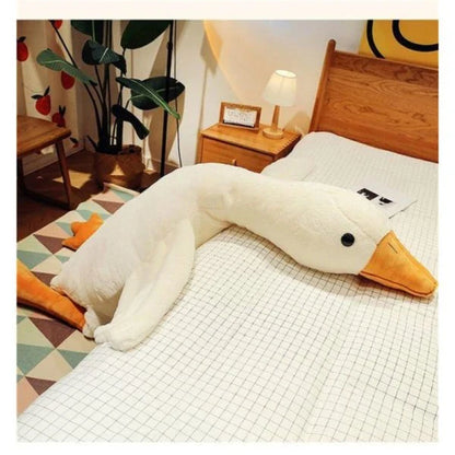 Bruce The Goose Giant Weighted Plush Toy - Soft, Cuddly Comfort from Nature
