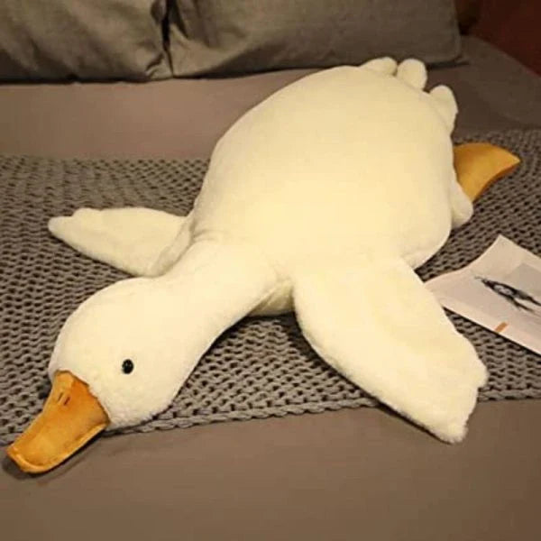 Bruce The Goose Giant Weighted Plush Toy - Soft, Cuddly Comfort from Nature