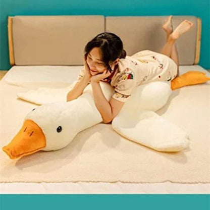 Bruce The Goose Giant Weighted Plush Toy - Soft, Cuddly Comfort from Nature