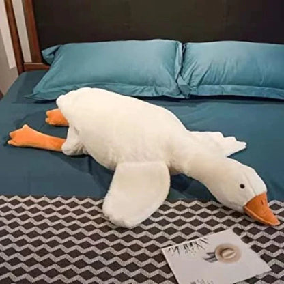 Bruce The Goose Giant Weighted Plush Toy - Soft, Cuddly Comfort from Nature