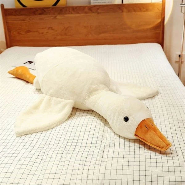 Bruce The Goose Giant Weighted Plush Toy - Soft, Cuddly Comfort from Nature