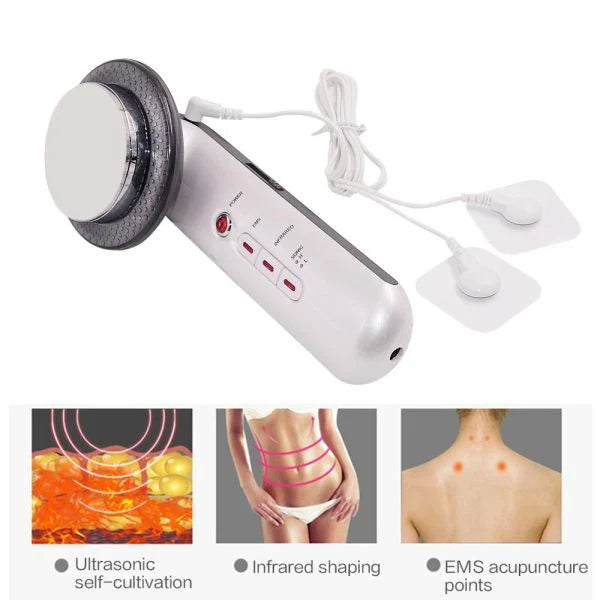 Ultrasonic Cavitation Fat Burner Device for Body Slimming and Anti-Cellulite Treatment