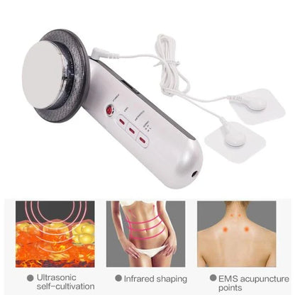 Ultrasonic Cavitation Fat Burner Device for Body Slimming and Anti-Cellulite Treatment