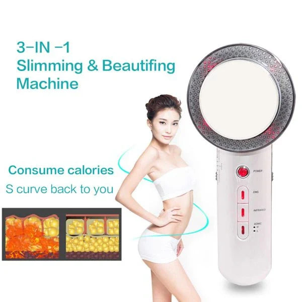 Ultrasonic Cavitation Fat Burner Device for Body Slimming and Anti-Cellulite Treatment