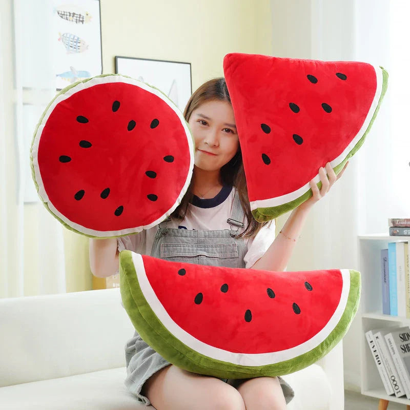 Hhomeenjoy Lifelike Watermelon Plush Toy