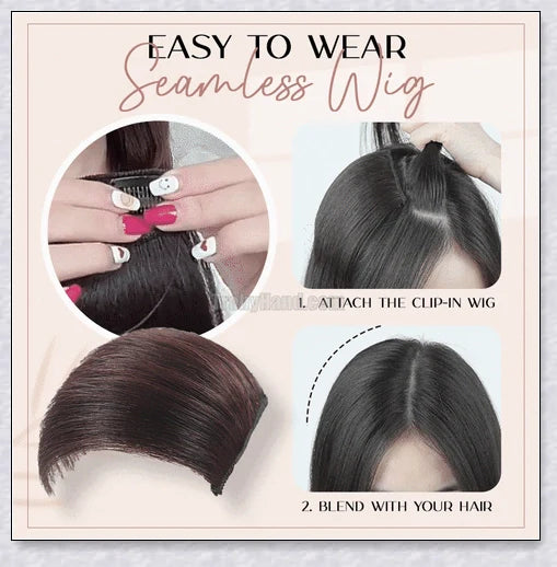 Instantvolume - Invisible Hair Thickening Wig in multiple natural hair colors and lengths