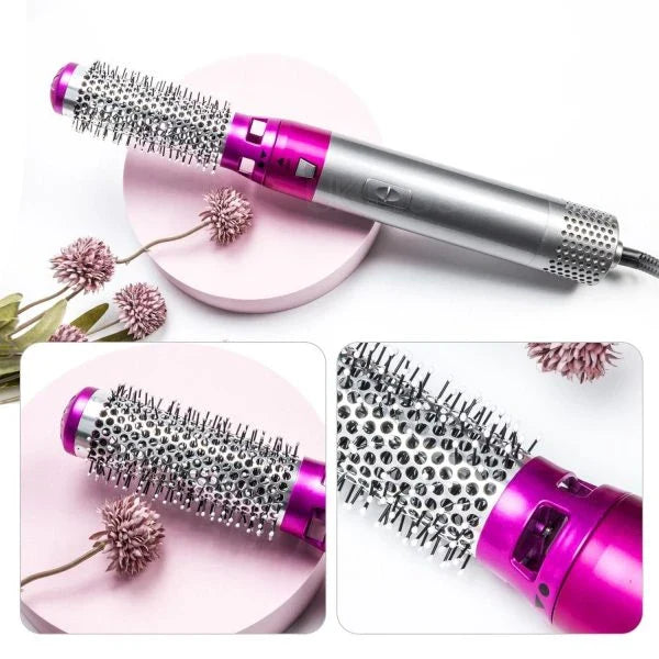 5 In 1 Multifunctional Airwrap Hair Styling Tool by Urban Wings - Ceramic Hot Air Styler for Instant Curls and Voluminous Waves