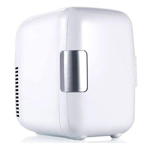 A compact 4L car refrigerator with dual cooling and warming functions, perfect for road trips, camping, and daily use in any vehicle.