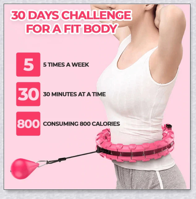 Smart Hula Hoop - an innovative fitness tool that helps melt fat and tone your body in just minutes a day