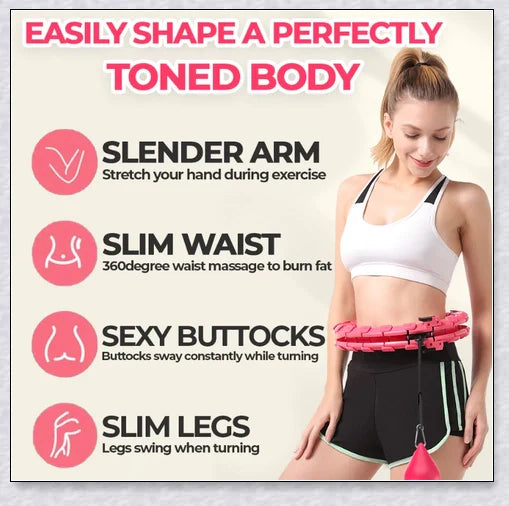Smart Hula Hoop - an innovative fitness tool that helps melt fat and tone your body in just minutes a day