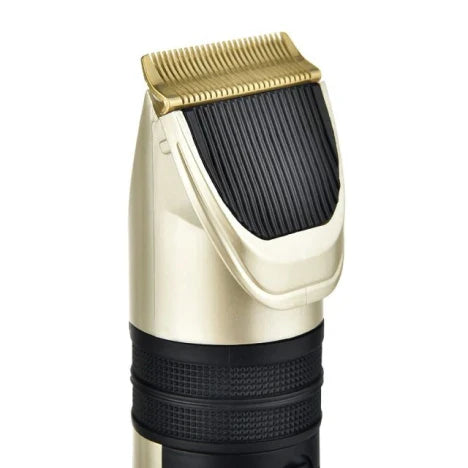 Premium Pet Grooming Tool with Adjustable Blade, Attachment Guides, and Rechargeable Battery