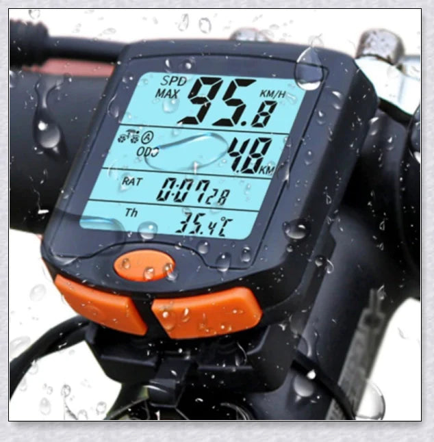 Premium Waterproof Smart Bike Speedometer Computer - Track Speed, Distance, and Calories Burned for Optimal Cycling Performance