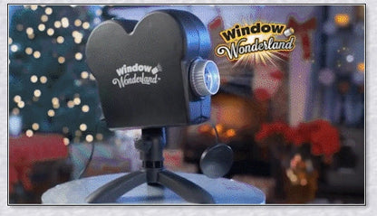 Halloween Holographic Projection - A versatile device that transforms your home into a spooky, immersive Halloween display with 12 pre-loaded holiday movies and built-in audio.