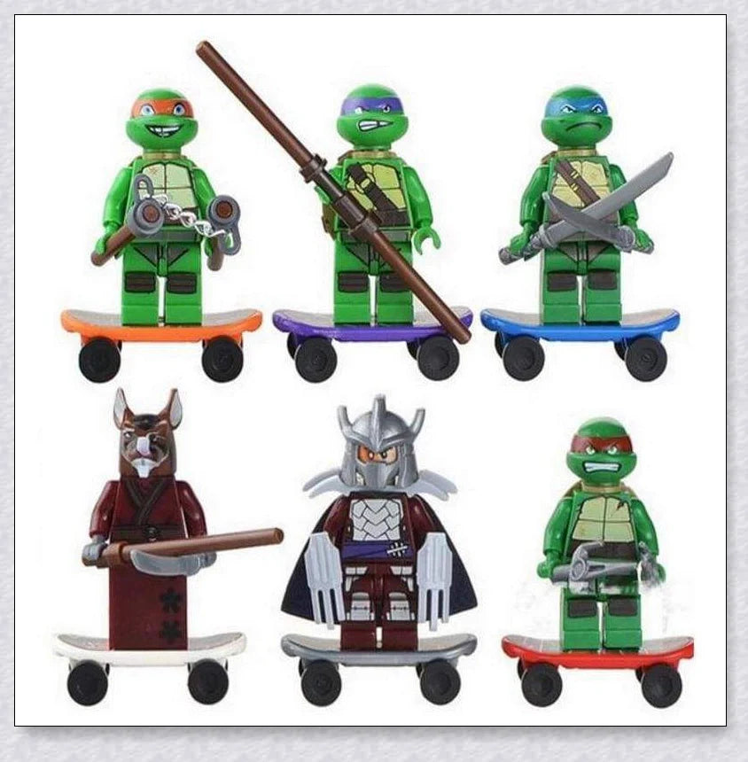 Ninja Turtle Building Blocks - Premium Construction Toys Inspired by the Beloved Teenage Mutant Ninja Turtles