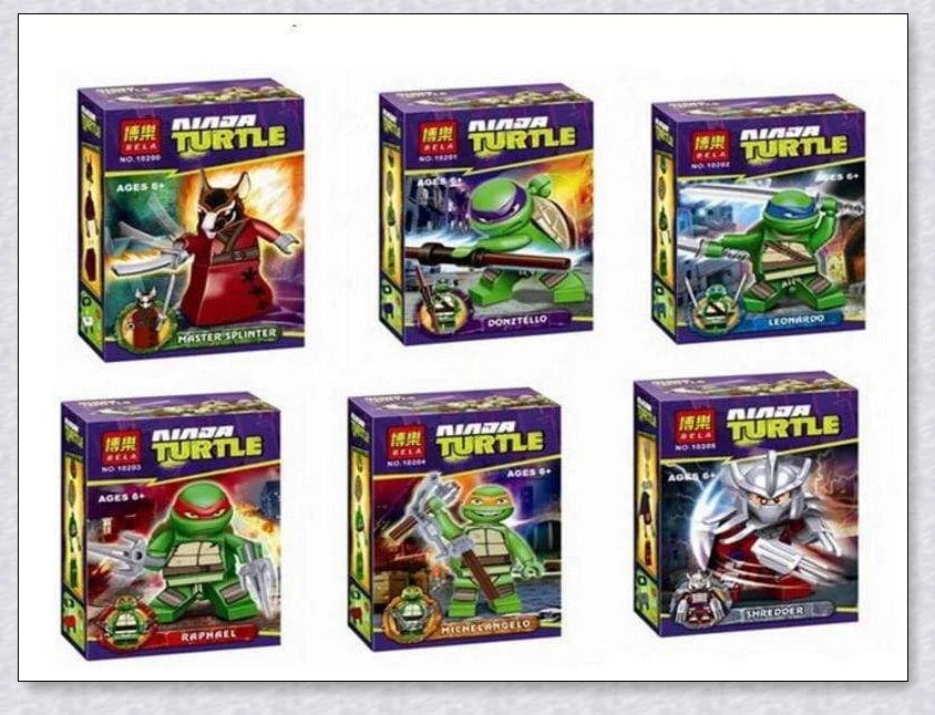 Ninja Turtle Building Blocks - Premium Construction Toys Inspired by the Beloved Teenage Mutant Ninja Turtles