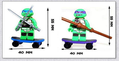 Ninja Turtle Building Blocks - Premium Construction Toys Inspired by the Beloved Teenage Mutant Ninja Turtles