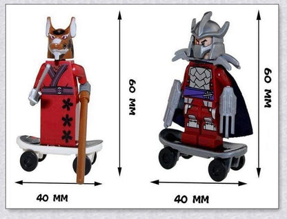 Ninja Turtle Building Blocks - Premium Construction Toys Inspired by the Beloved Teenage Mutant Ninja Turtles