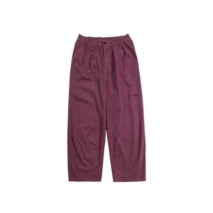 Men's casual cotton trousers in a straight-leg silhouette with a range of classic color options