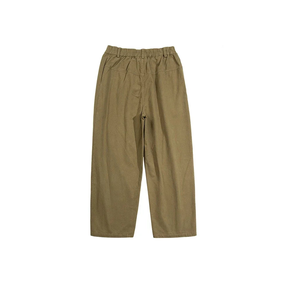 Men's casual cotton trousers in a straight-leg silhouette with a range of classic color options