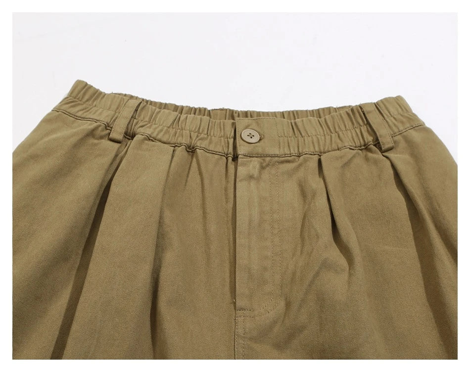 Men's casual cotton trousers in a straight-leg silhouette with a range of classic color options